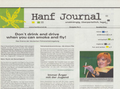 Hanf Journal, Ausgaben #2 bis #10