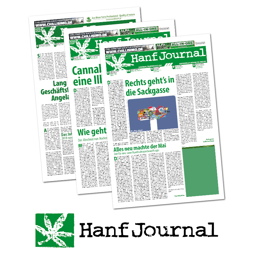 Das Hanfjournal 5er-Solipaket mit 5 älteren Druckausgaben des Hanf Journals.